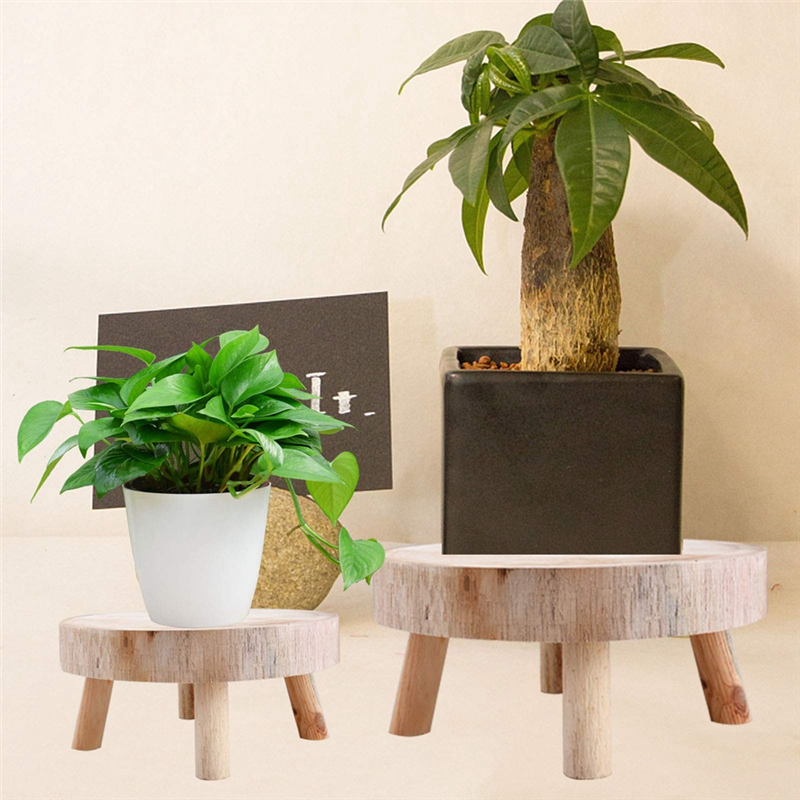 Up Bonsai Garden - AS96-Mini Wooden Stool Display Plant Stand