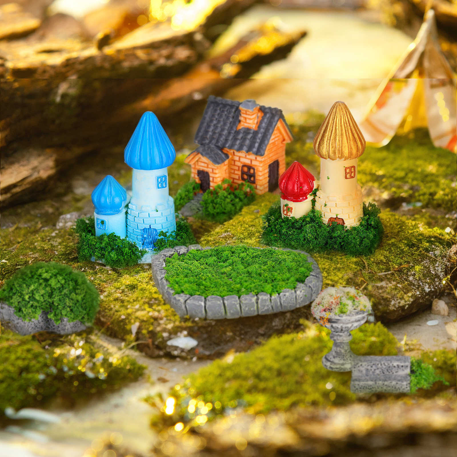 1Set Miniature Garden Decorati - đánh giá và giá Bonsai Garden Design