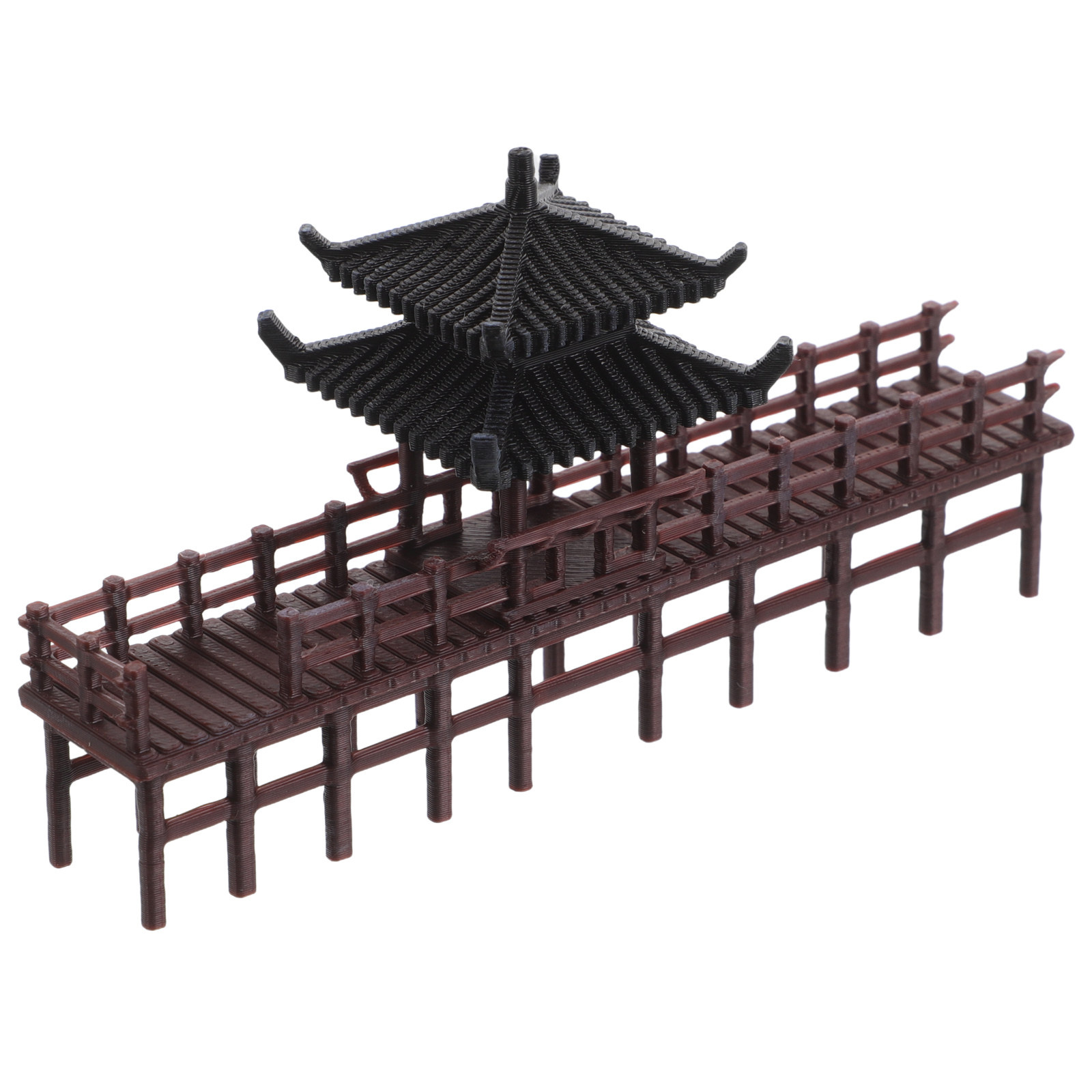 Miniature Chinese Pavilion Bri - đánh giá và giá Bonsai Garden Design