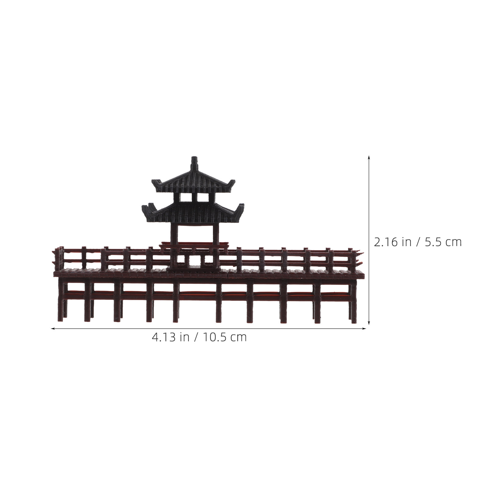 Miniature Chinese Pavilion Bri - đánh giá và giá Bonsai Garden Design