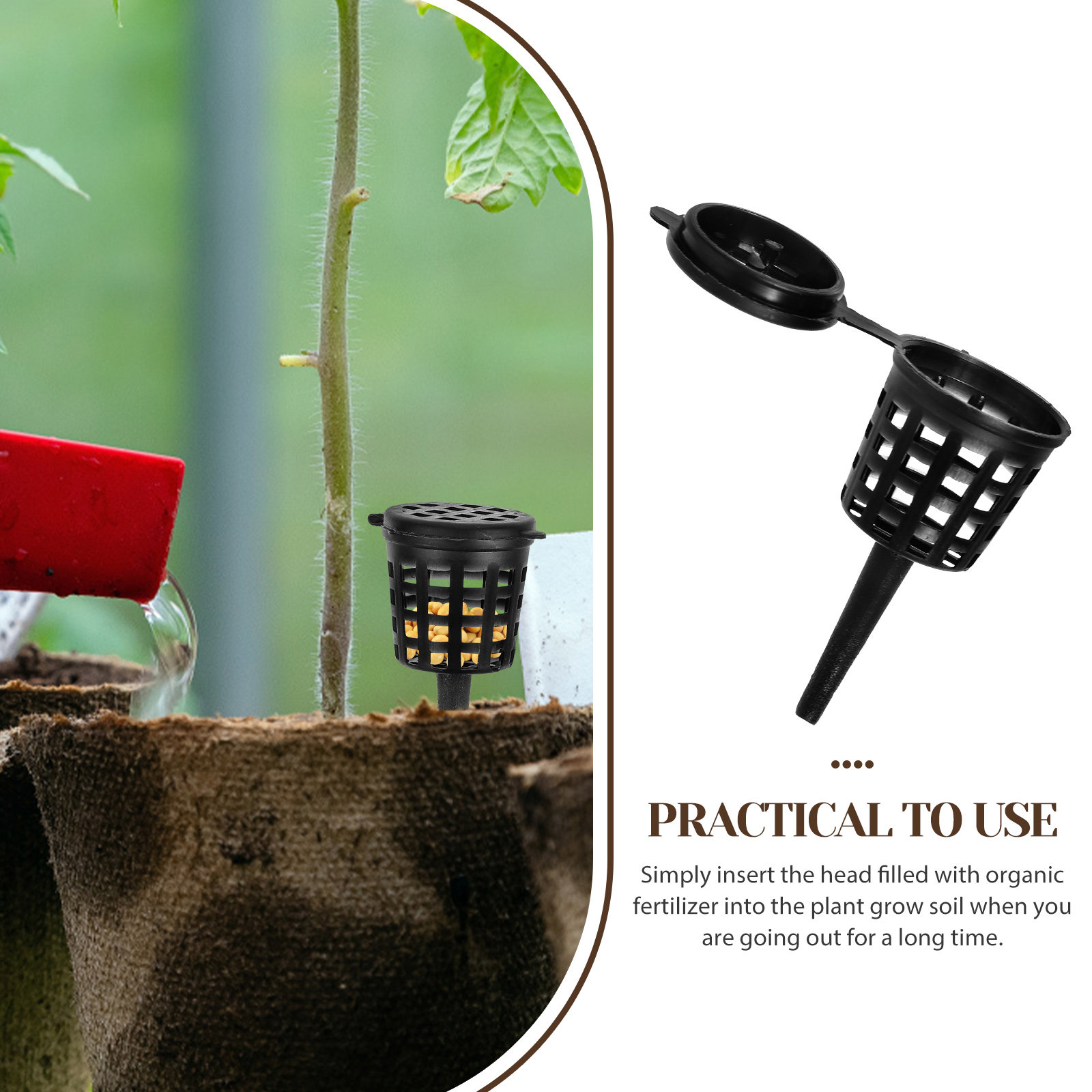50Pcs Fertilizer Baskets Plast - đánh giá và giá Bonsai Garden Design