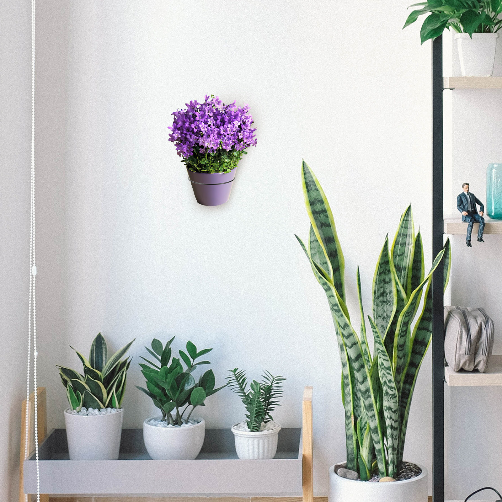 Iron Wall-Mounted Flowerpot Ra - đánh giá và giá Bonsai Garden Design